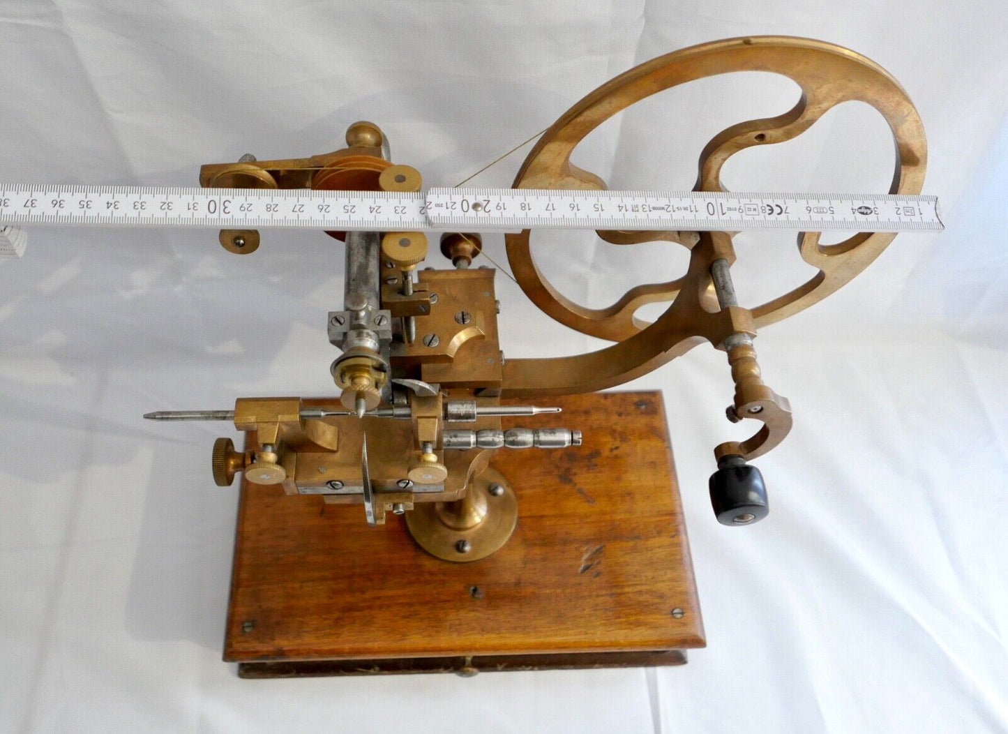 Alte Räderwälzmaschine Wälzmaschine Uhrmacherdrehbank - Antikhandel-Stuttgart