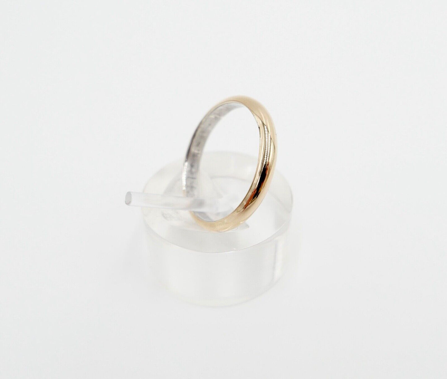 Ehering Verlobungsring Bicolor AeTernitas Gold 750 / 18K & innen Silber Gr. 56 - Antikhandel-Stuttgart