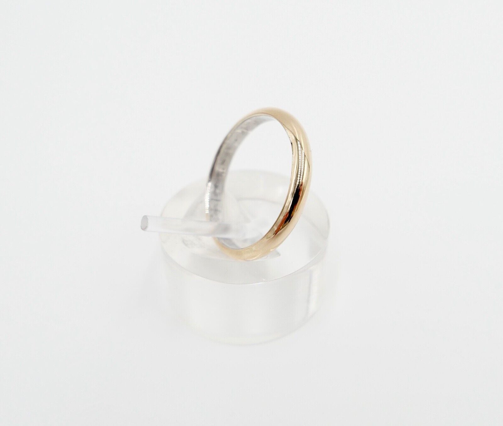 Ehering Verlobungsring Bicolor AeTernitas Gold 750 / 18K & innen Silber Gr. 56 - Antikhandel-Stuttgart