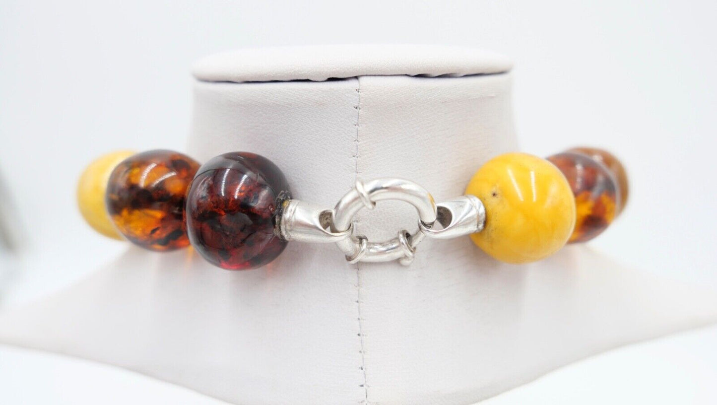 Bernstein butterscotch Vintage XXL Kette Halskette Collier 285 Gr. Amber - Antikhandel-Stuttgart