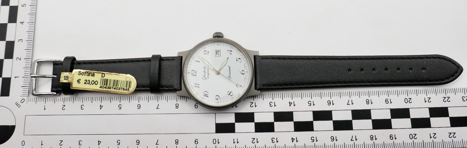 90er Glashütte Spezimat Cal. 10-30 Herrenuhr Automatik weißes Zifferblatt