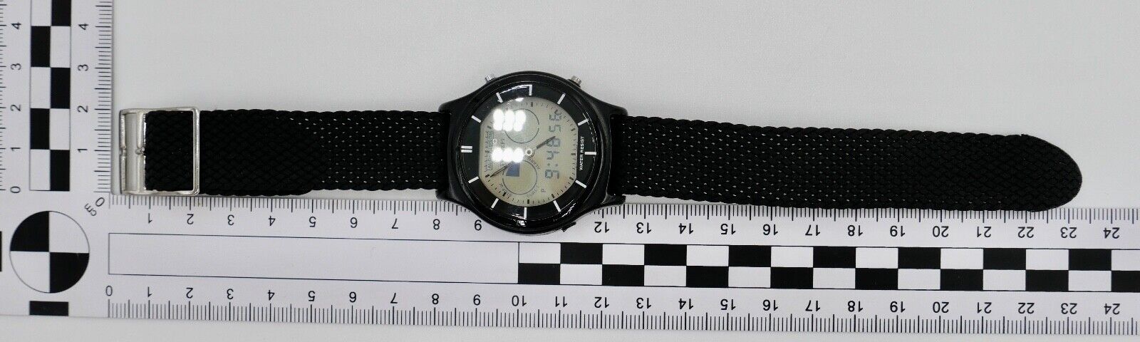 Casio 1358 AQX-11 TWINCEPT Armbanduhr 1990er Jahre Analog & Digital - Antikhandel-Stuttgart