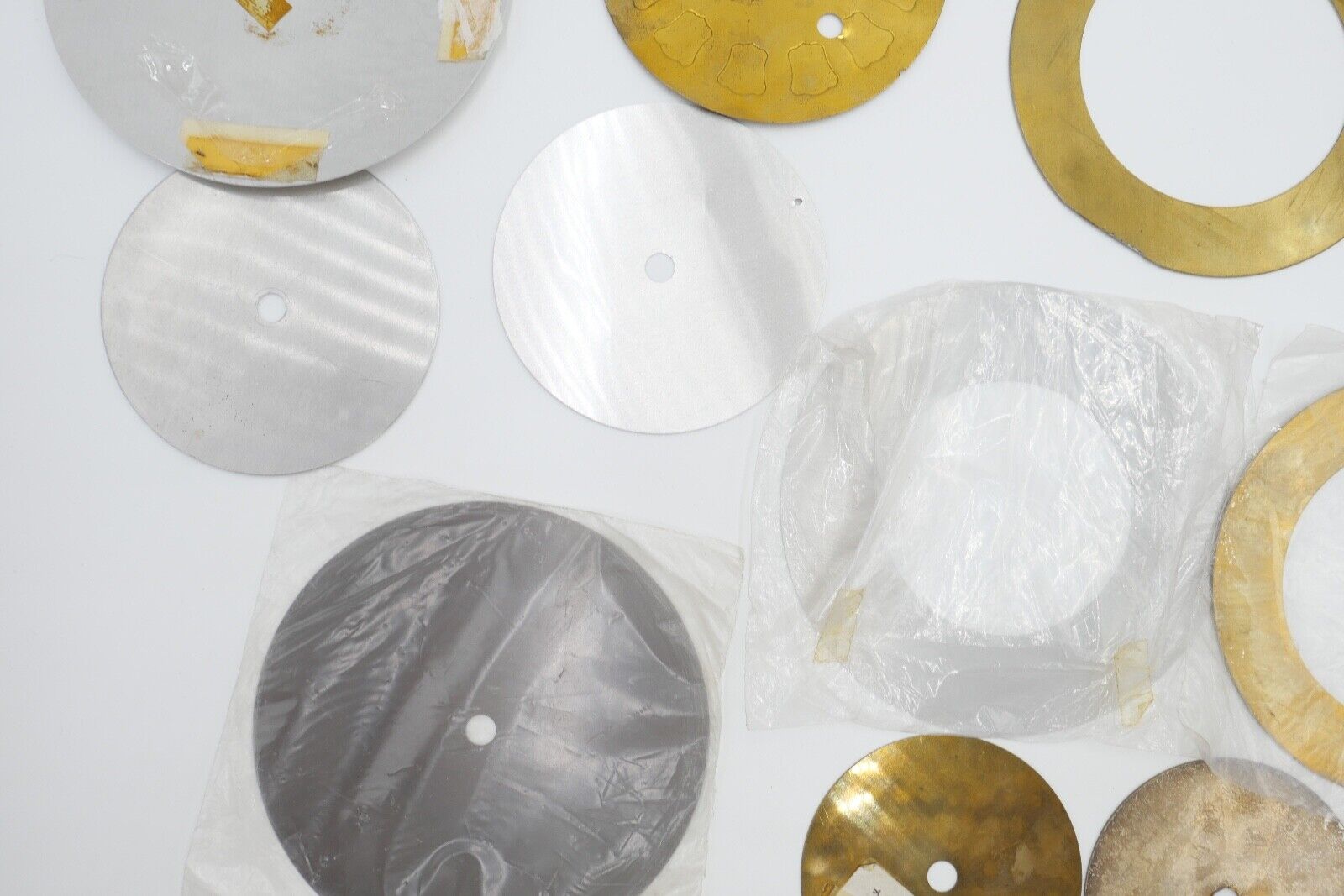 NEU Posten Uhrmacherauflösung Zifferblatt Ersatzteile Aluminium Messing Kaminuhr - Antikhandel-Stuttgart