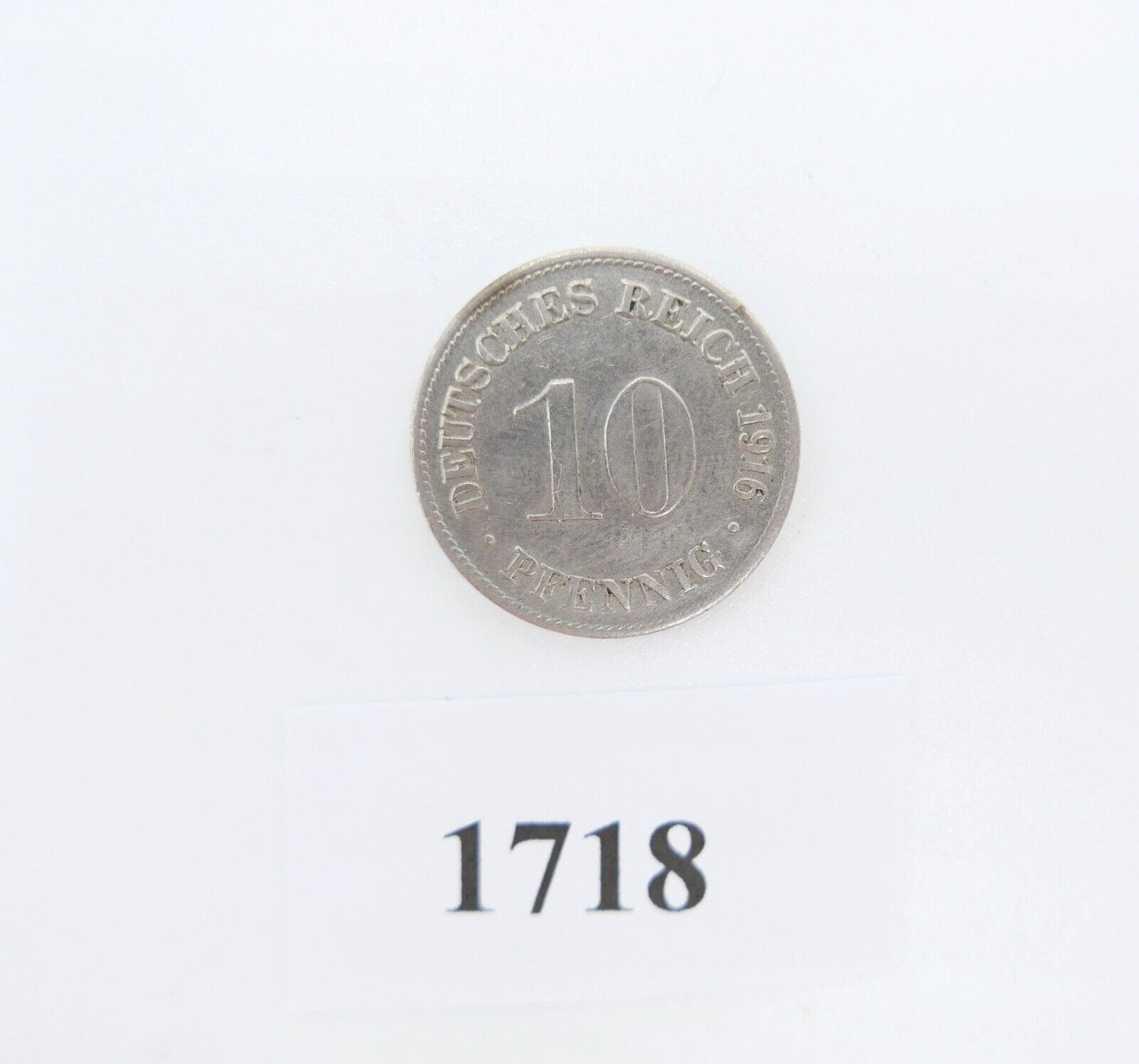 10 Pfennig Kaiserreich 1916 D Jäger J. 13 VZ - STG vorzüglich - Stempelglanz - Antikhandel-Stuttgart