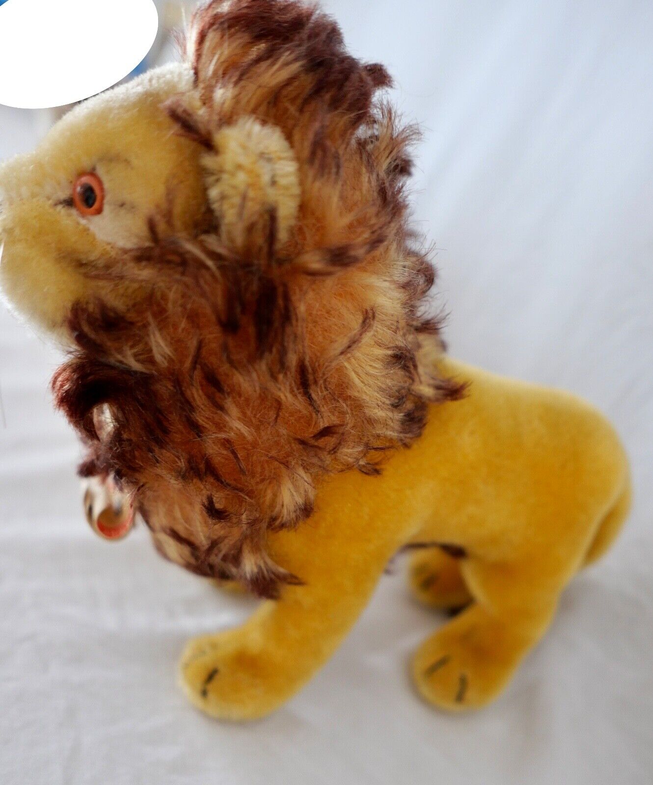 4x alte Steiff Stoff & Plüschtiere Katze Löwe Leo Hund Boxer Dackel - Antikhandel-Stuttgart