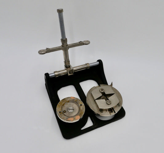 um 1920 SHUR-FIT JUNIOR ZELLULOID UHRENKRISTALL SCHNEID- UND ANPASSMASCHINE - Antikhandel-Stuttgart