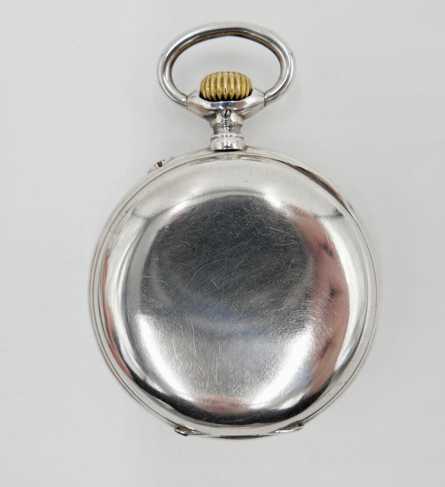 antike IWC Taschenuhr 800 Silber pocket watch Ø 49mm um 1889 - Antikhandel-Stuttgart
