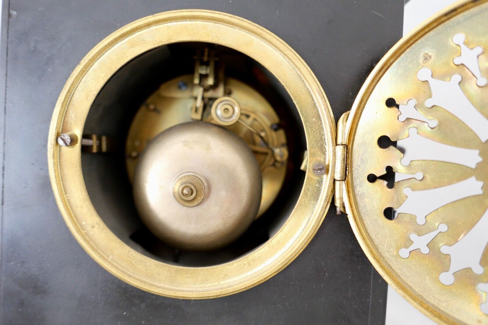 Antike Pendule Stockuhr Kaminuhr Regule Frankreich HORLOGERIE DE PARIS HB - Antikhandel-Stuttgart
