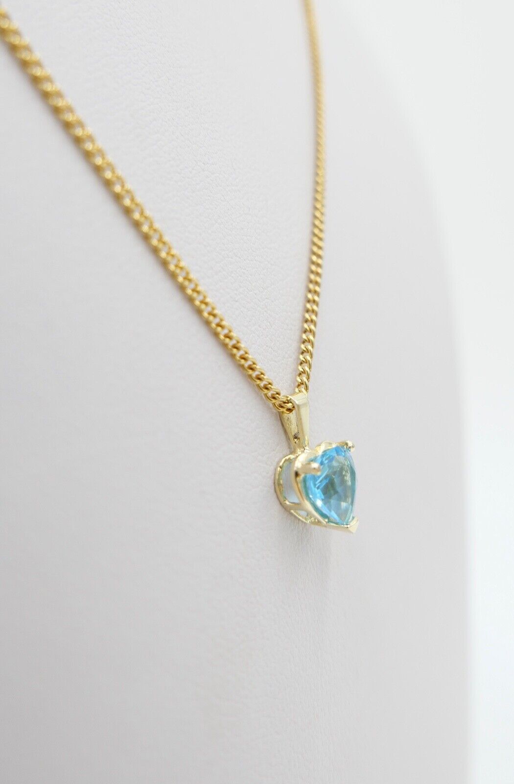 BCI Bernhard Conrad Idar 90er Jahre Herz - Anhänger Gold 585 / 14K Spinell - Antikhandel-Stuttgart