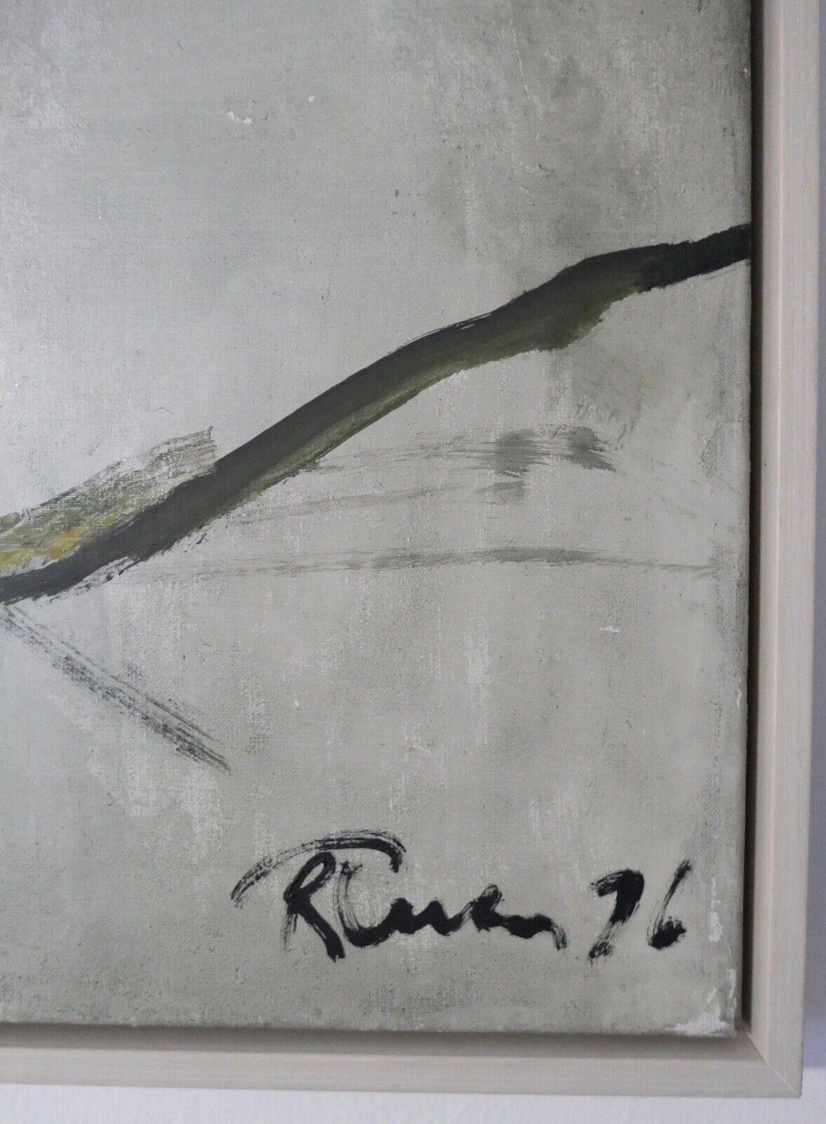 1996 Original Turaev Rustam - Рустам Тураев MAZOR 4 Öl 83x103 cm gerahmt Schädel - Antikhandel-Stuttgart