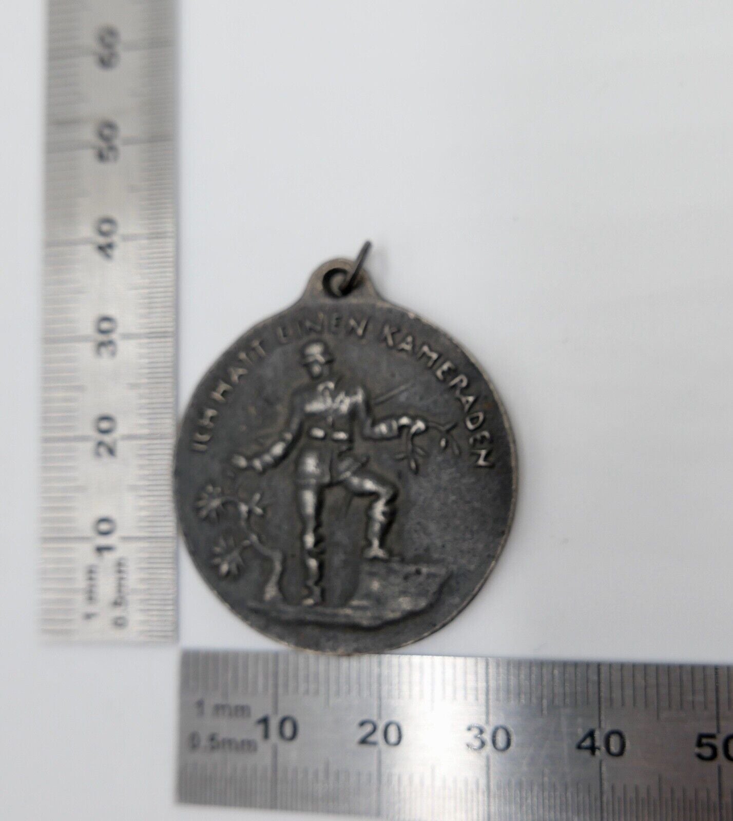 Medaille " Ich hatte einen Kameraden " 1.WK 1914/1918 Gußmedaille Trauermedaille - Antikhandel-Stuttgart