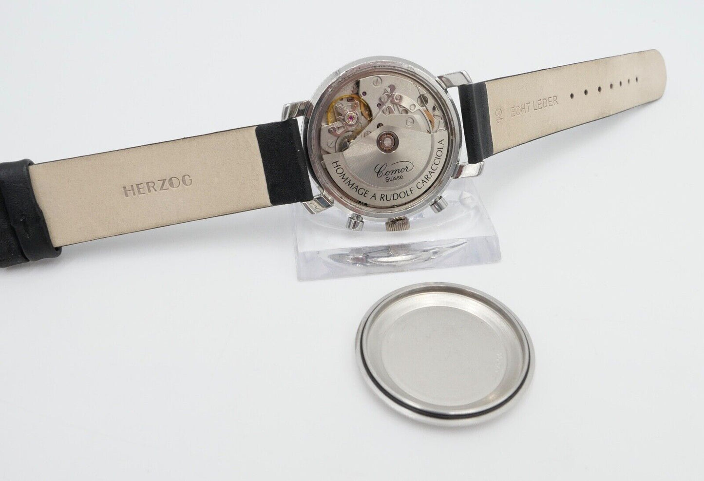 1990er Jahre COMOR limitierte Auflage Chronograph Rudolf Caracciola Cal. 7750 - Antikhandel-Stuttgart