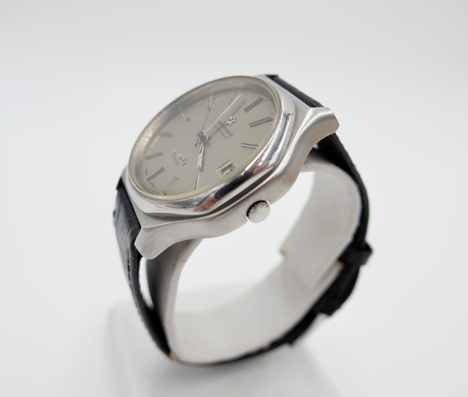 1970er JUNGHANS Quartz 4 MHz Chronometer Ref. 13/4880 Seltenes Stück Cal. 667.26 - Antikhandel-Stuttgart