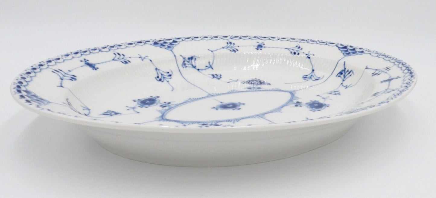 Royal Copenhagen große Platte Nr. 533 EQX 1. Wahl Musselmalet halbspitze 36 cm - Antikhandel-Stuttgart