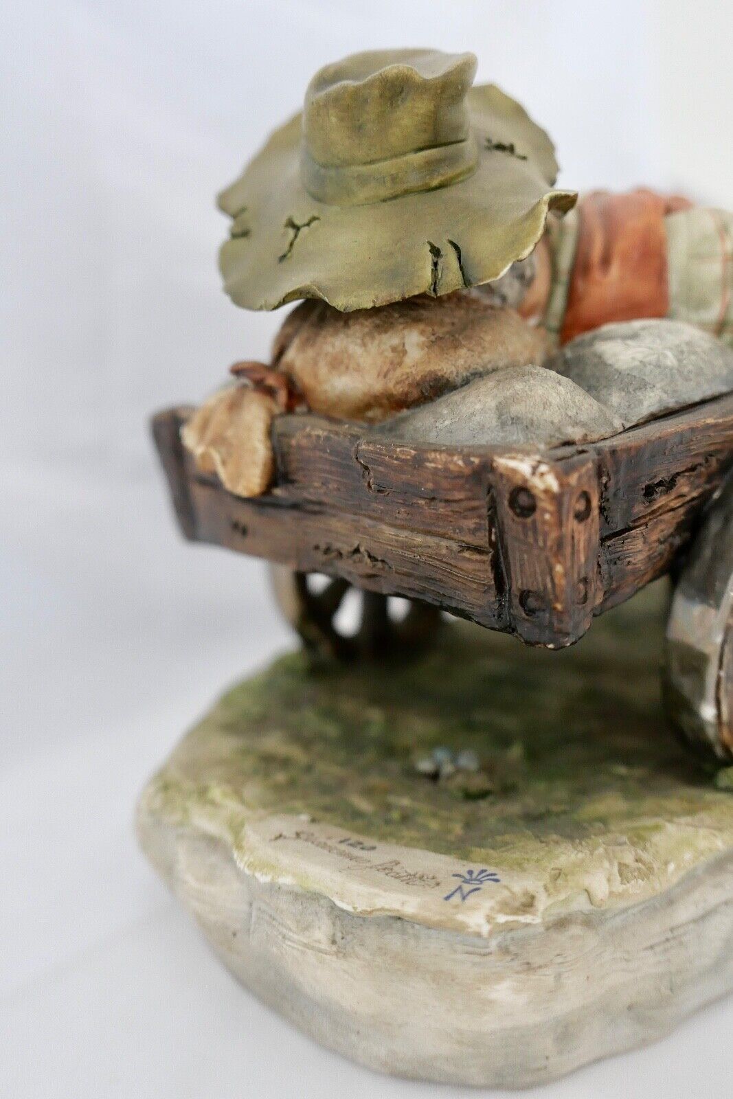 GROßE SCHWERE CAPODIMONTE Porzellan Gruppe Figur " Giacomo Scotti " 37 cm 4,1 KG - Antikhandel-Stuttgart