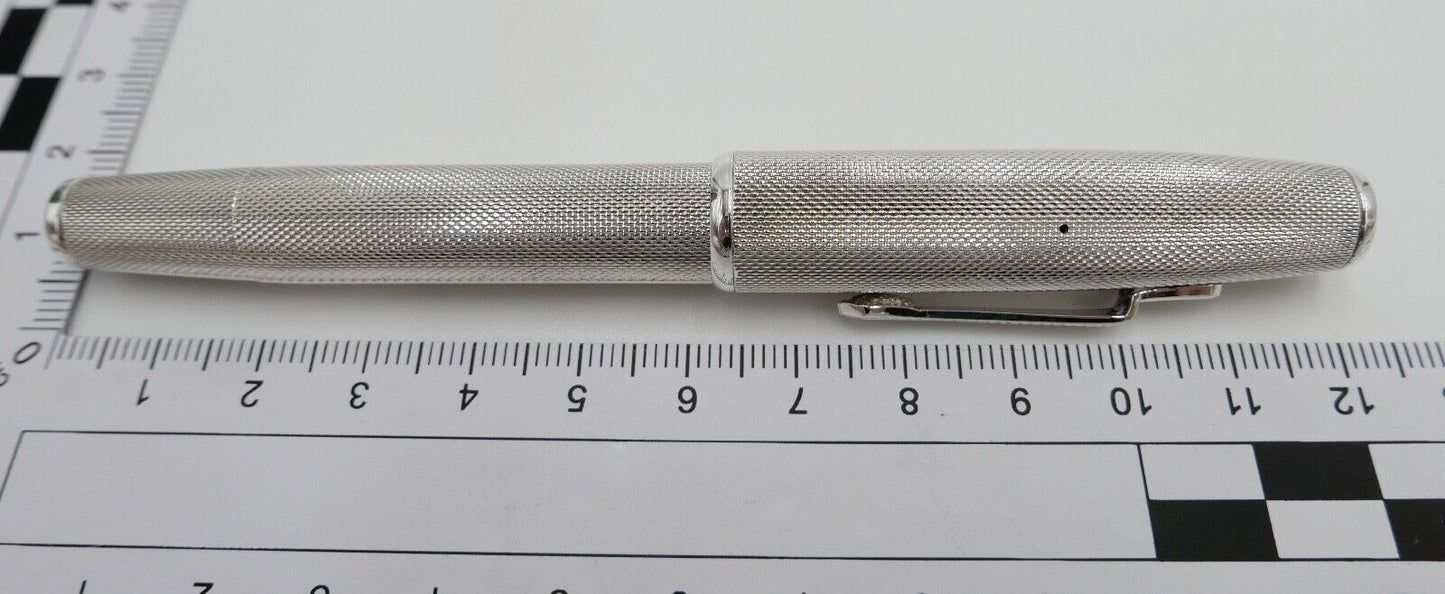 alter / antiker FÜLLER FÜLLFEDERHALTER aus 900 Silber NICHROMA EXTRA - Antikhandel-Stuttgart