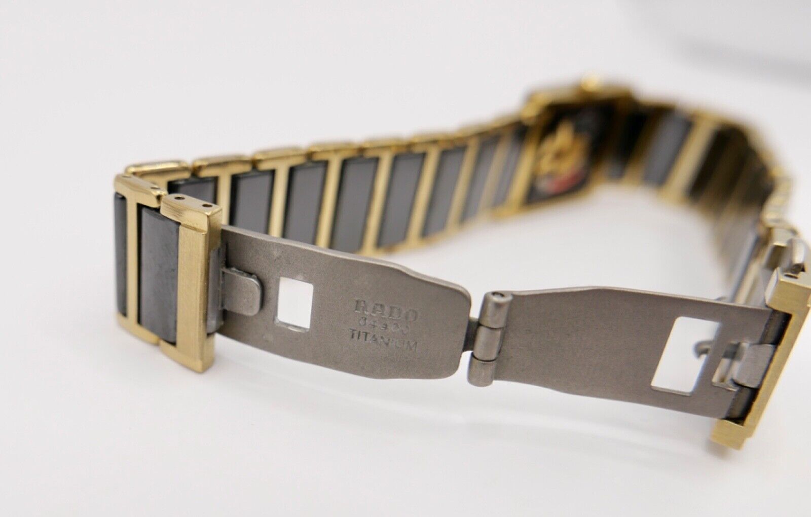 RADO Diastar Jubilé Damenuhr Ref. 153.0383.3 Keramik Gold Quartz Diamant 22x18mm - Antikhandel-Stuttgart