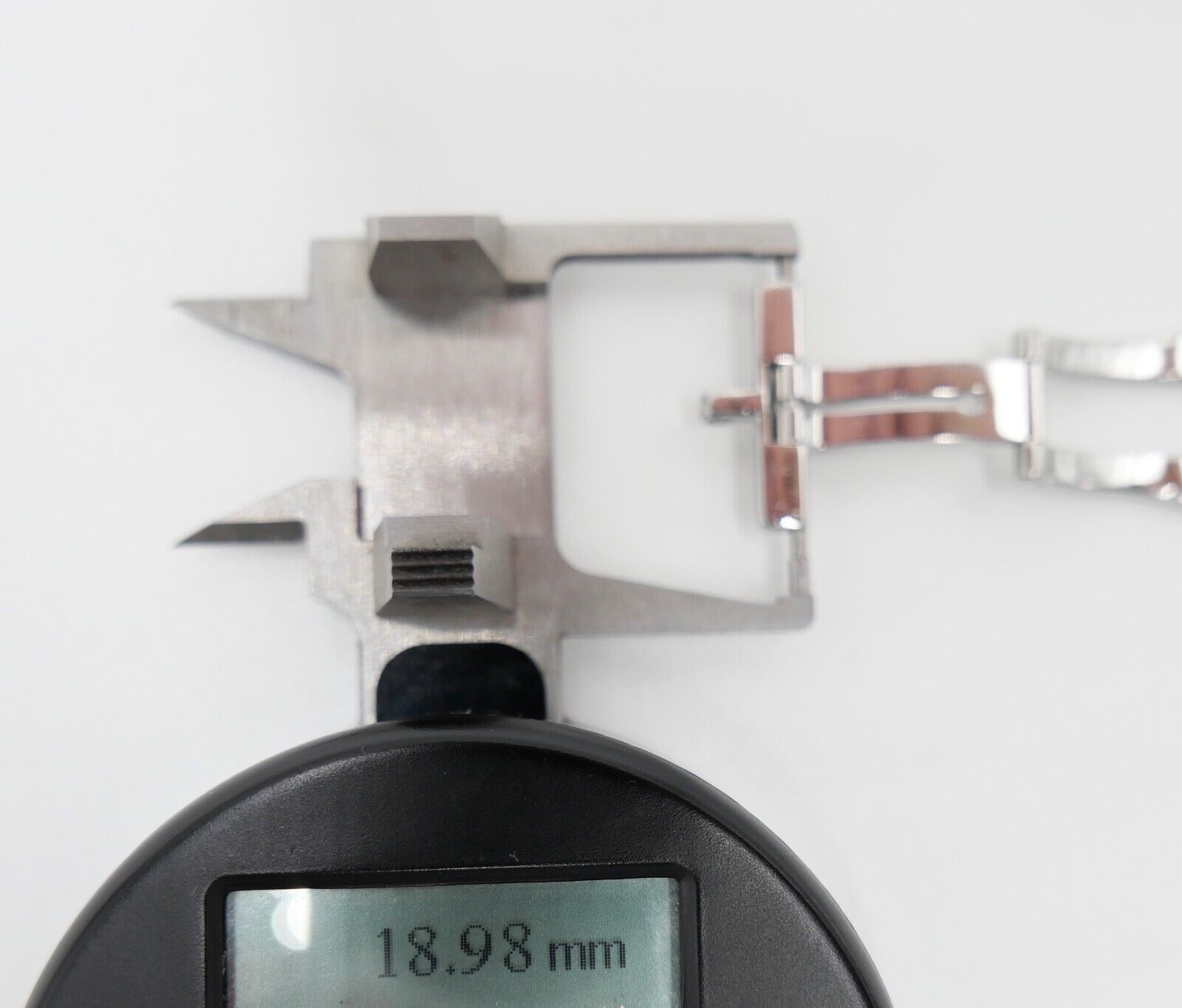 Baume & Mercier Stahl Armband Faltschließe Edelstahl 20mm Schließe - Antikhandel-Stuttgart