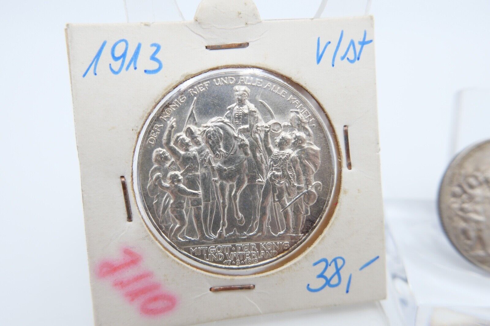 2 & 3 Mark Jäger J.109 & 110 Preussen Befreiungskriege Befreiungskampf Silber - Antikhandel-Stuttgart