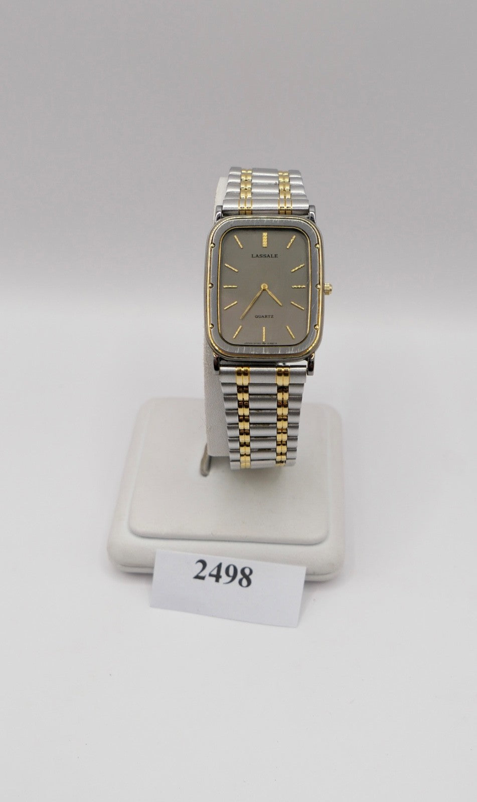 1980er Klassische Lassale 2F50-5329 Damen Herren Uhr Quartz 31x25mm
