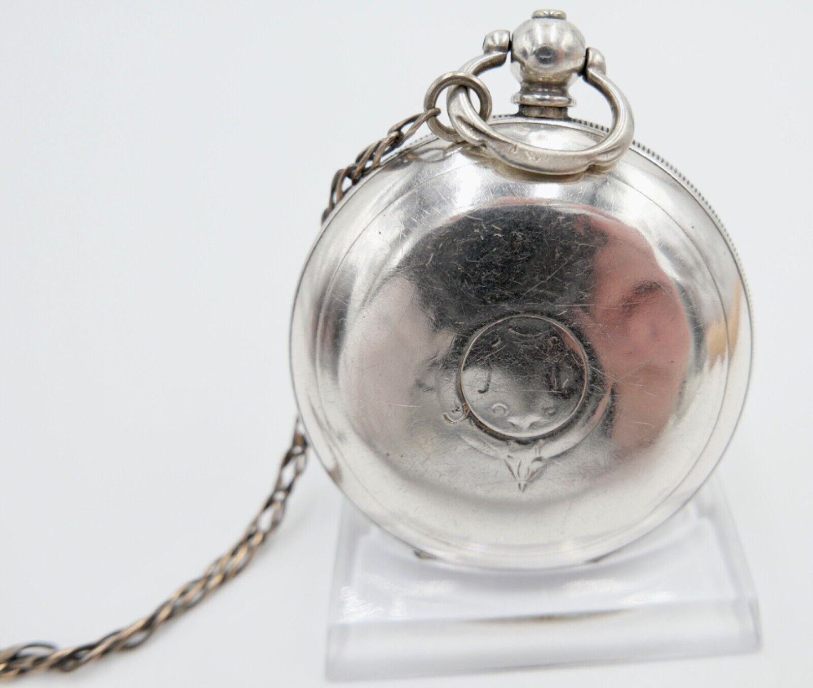 Antike Savonette Taschenuhr K. Serkisoff & Co 800 Silber Constantinople BILLODES - Antikhandel-Stuttgart