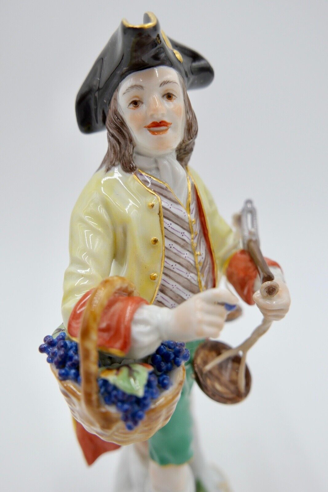 Meissen Figur 1. Wahl 14,5 cm Traubenhändler Pariser Ausrufer TOP 2173 60226 - Antikhandel-Stuttgart