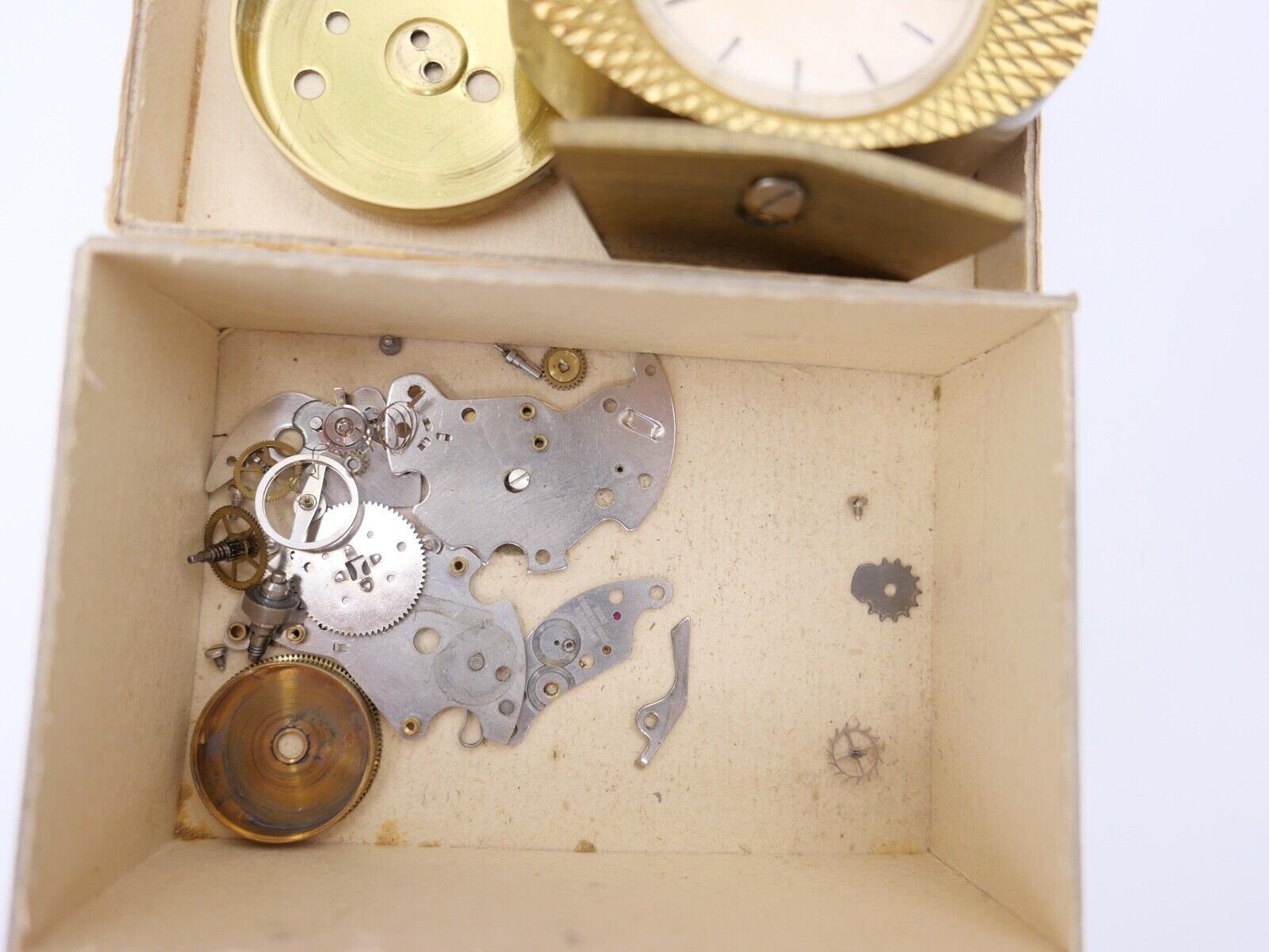 Diverse Ersatzteile Zubehör für WECKER Uhrwerk Uhrmacher Uhr alt - Antikhandel-Stuttgart