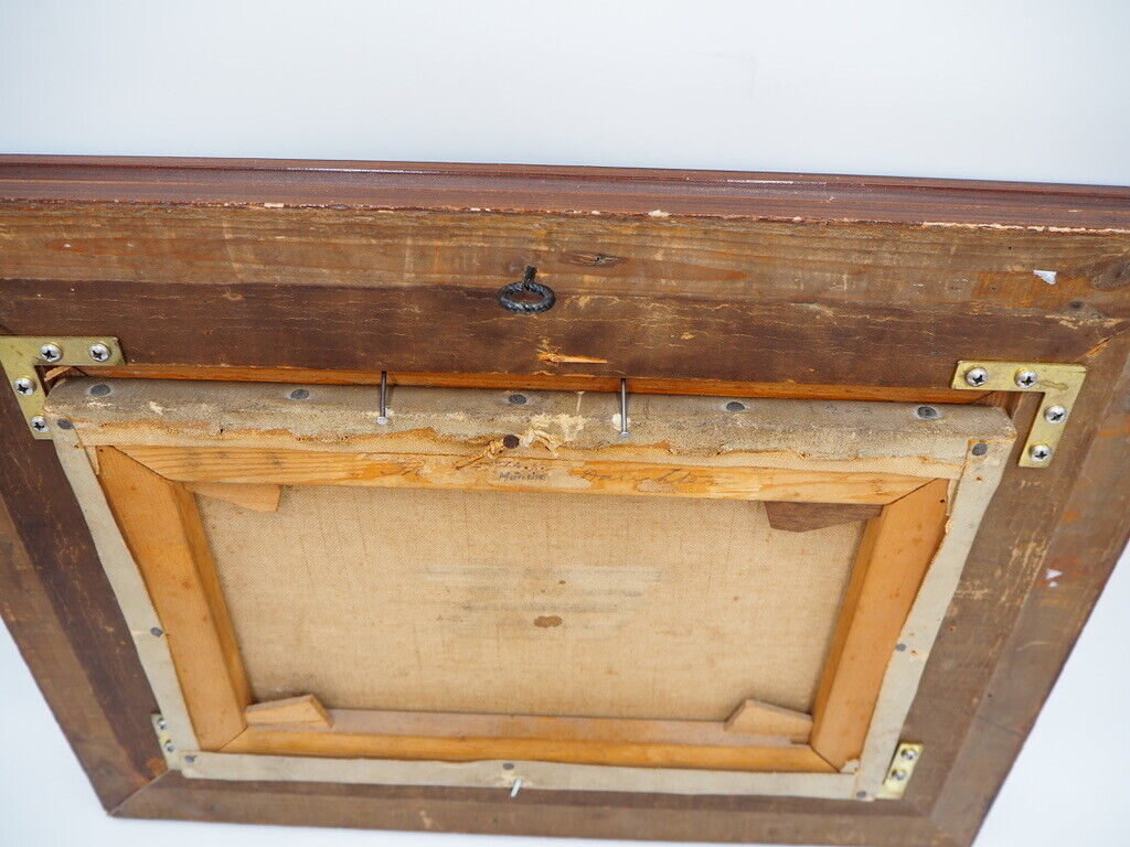 KARL RAUPP 1900 München " Magd holt Korn aus dem Schober " Öl Leinwand - Antikhandel-Stuttgart