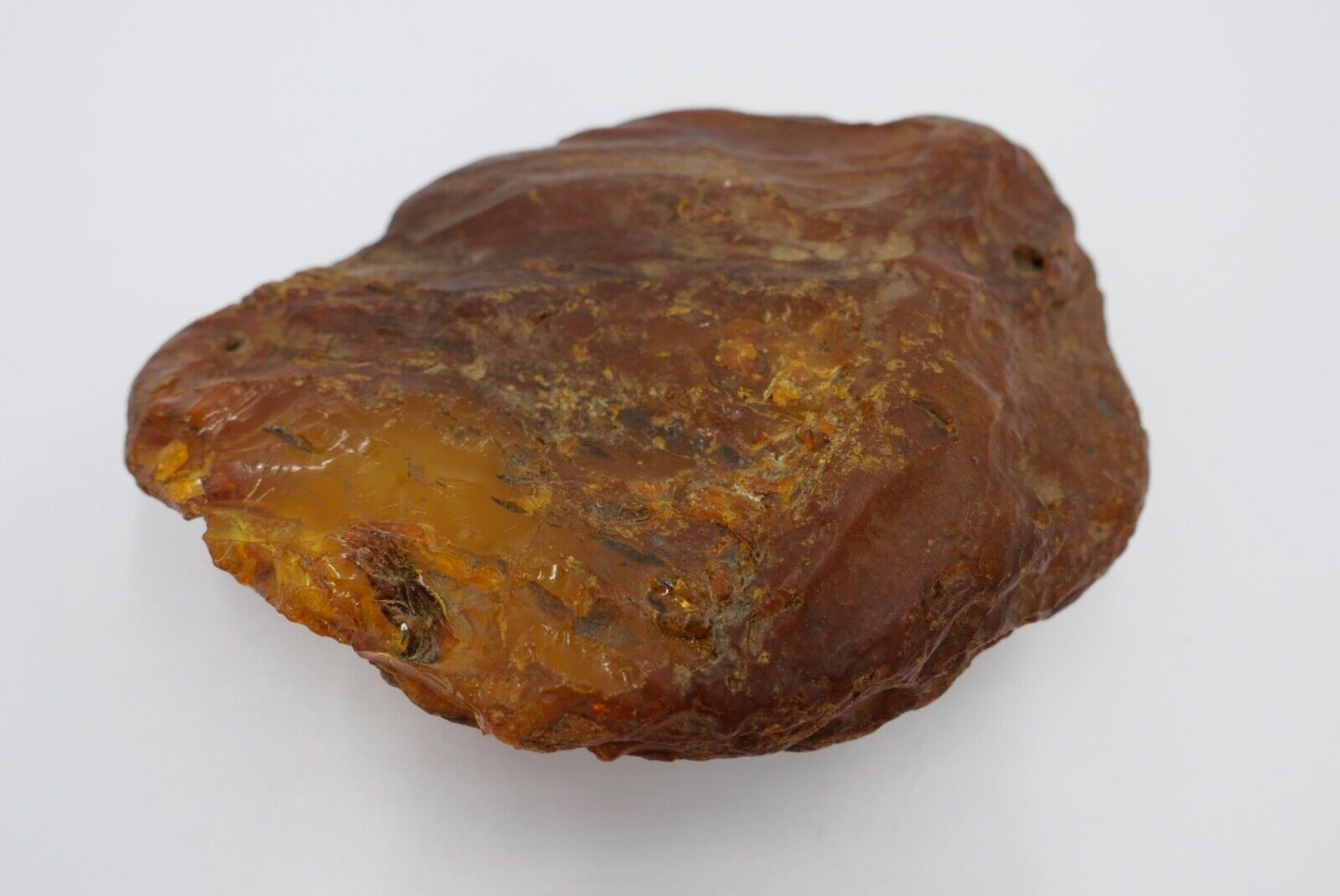 Bernstein Rohbernstein 375 Gramm 16x12x6 cm - Antikhandel-Stuttgart