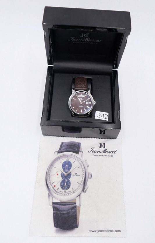 Jean Marcel Clarus 160.252 Braun ETA 2834-2 Automatic limitiert 158/300 Ø 43mm - Antikhandel-Stuttgart