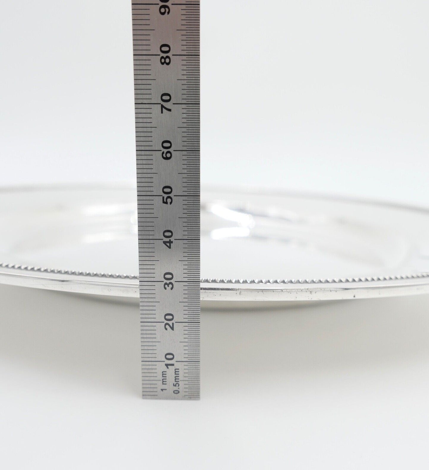 Servierplatte Johannes Siggaard Beschaumeister 826 Silber um 1940 L. Berth 1000g - Antikhandel-Stuttgart