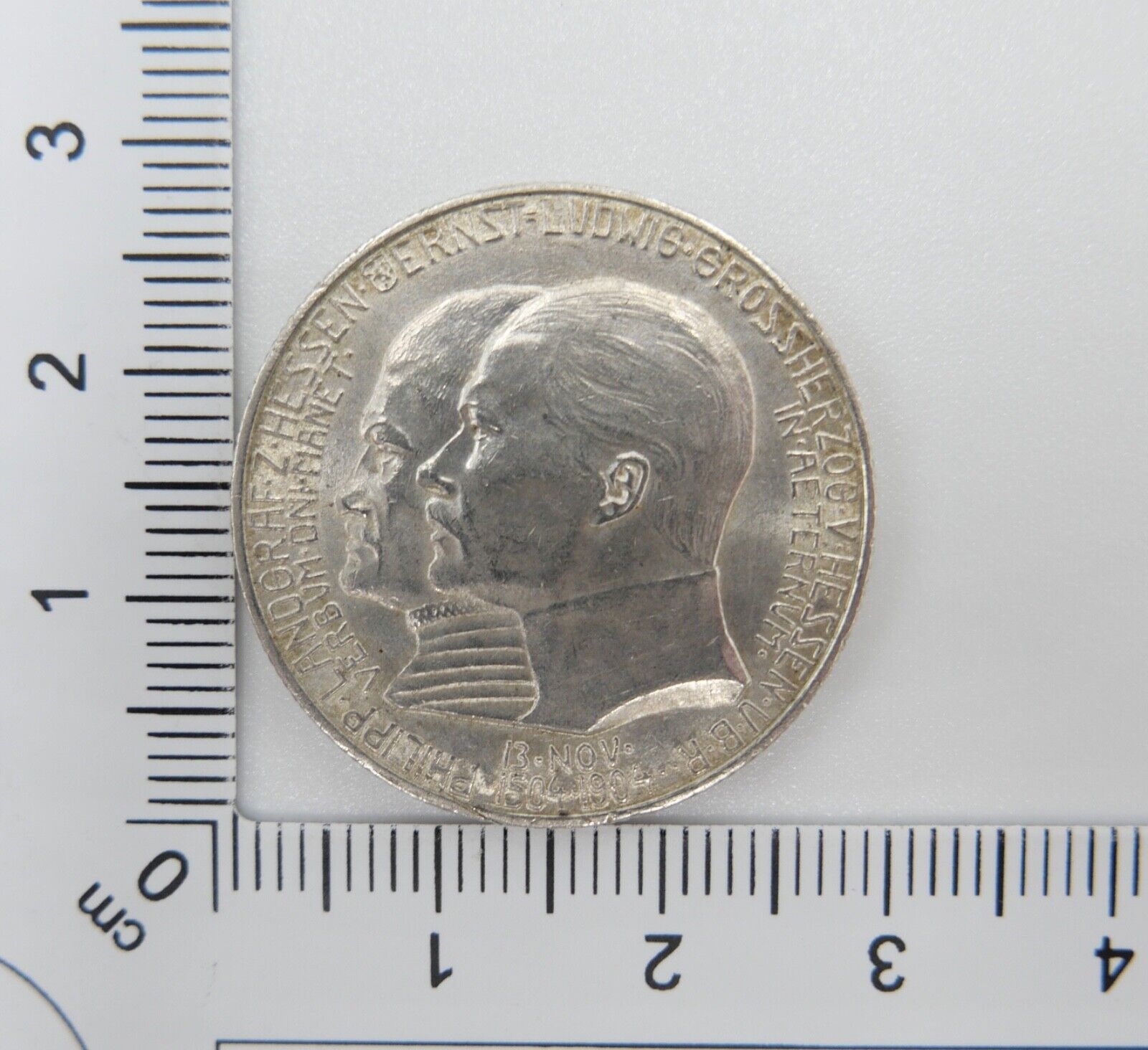 HESSEN 2 Mark 1904 A Ernst Ludwig 1892 - 1918 Geburtstag Philipps J.74 Jäger - Antikhandel-Stuttgart