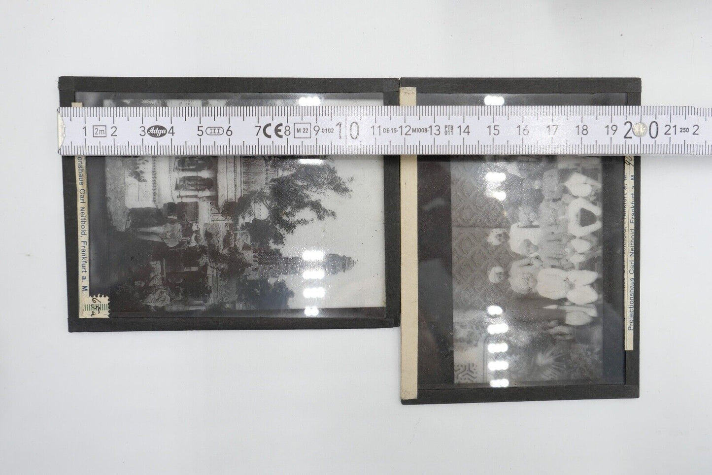 Indien Delhi um 1900 1910 Slider Glas Dias Aufnahmen Bevölkerung Tiere - Antikhandel-Stuttgart