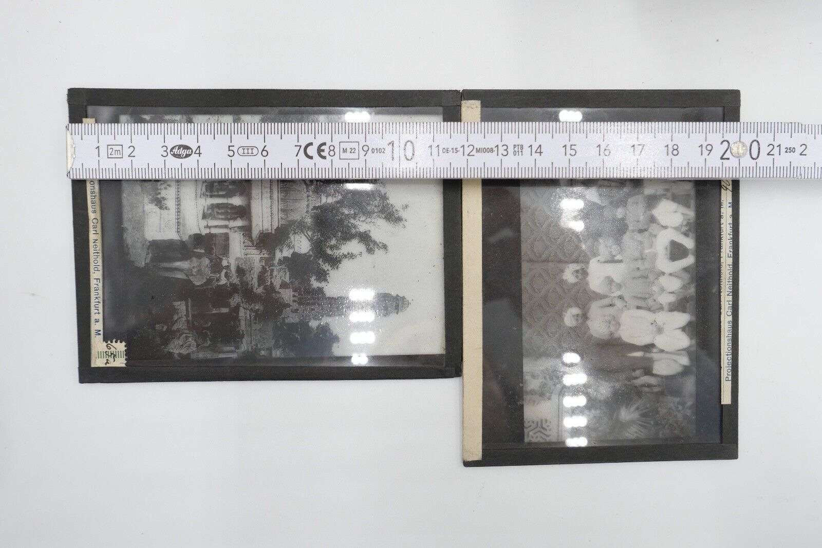 Indien Delhi um 1900 1910 Slider Glas Dias Aufnahmen Bevölkerung Tiere - Antikhandel-Stuttgart