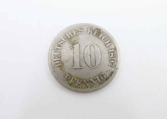 10 Pfennig Kaiserreich 1897 G s - ss schön - sehr schön Nickel Jäger J. 13 - Antikhandel-Stuttgart