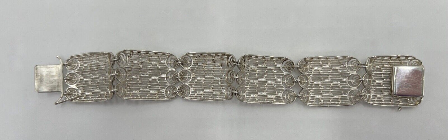 vintage Armband Silber 800 NW Gliederarmband Glieder 32 gr - Antikhandel-Stuttgart