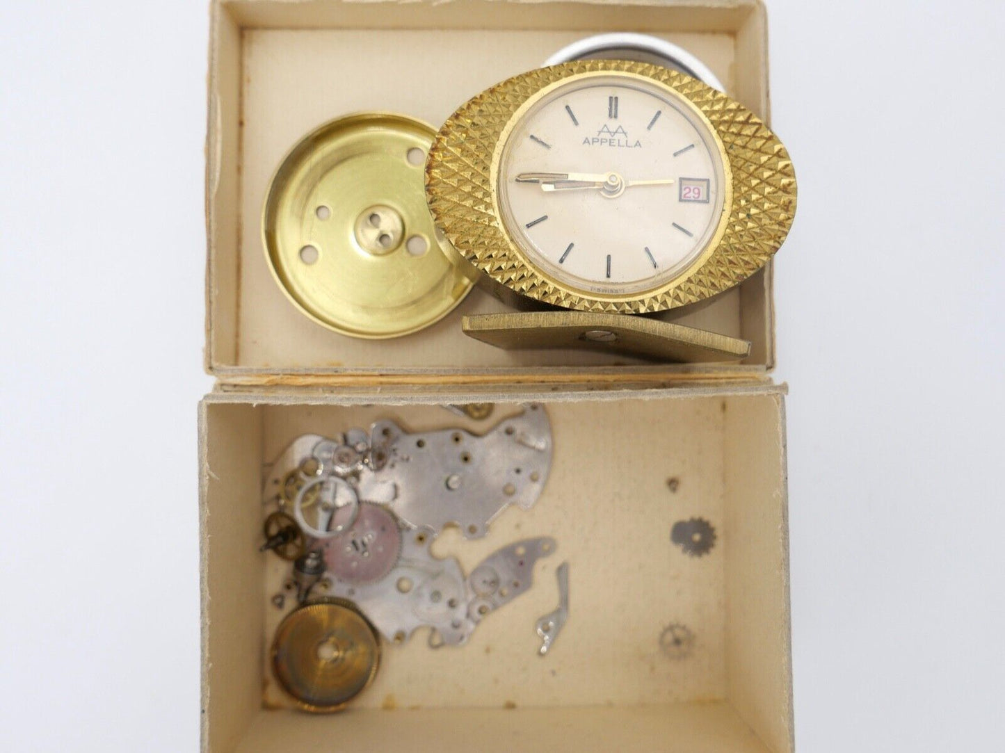 Diverse Ersatzteile Zubehör für WECKER Uhrwerk Uhrmacher Uhr alt - Antikhandel-Stuttgart