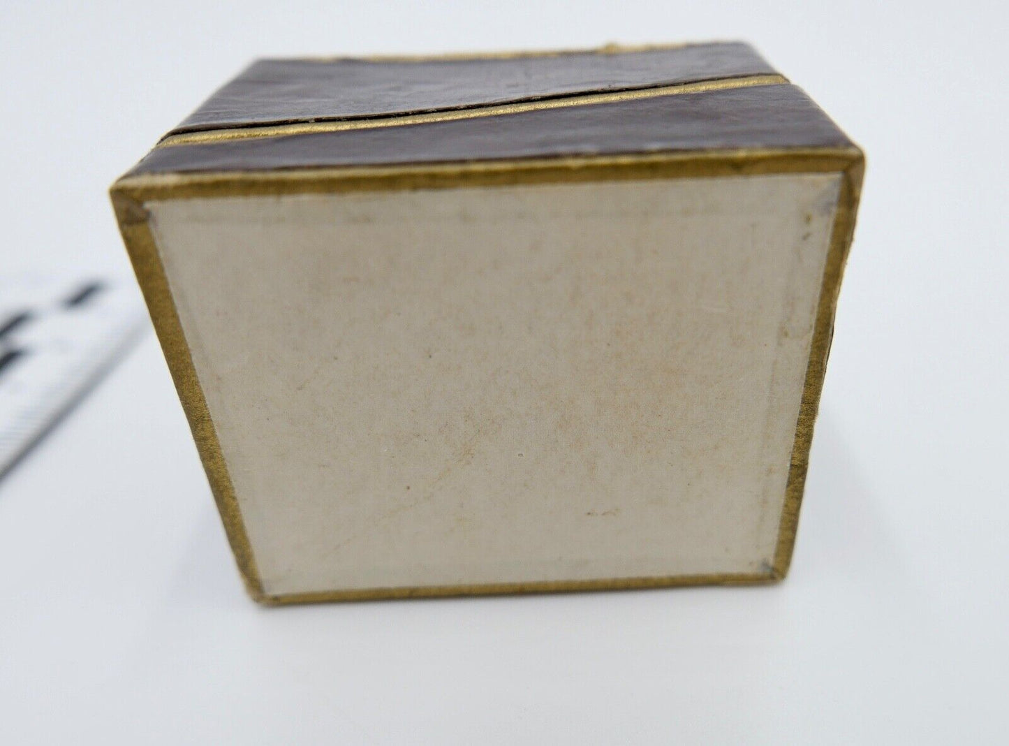 antikes Ringetui Etui Box Aufbewahrung Schatulle " Juwelier Sebesta Stuttgart " - Antikhandel-Stuttgart