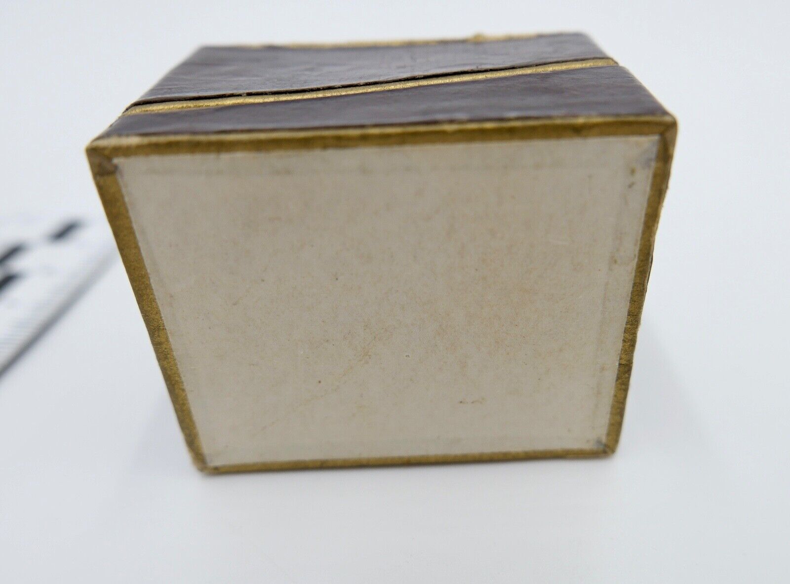 antikes Ringetui Etui Box Aufbewahrung Schatulle " Juwelier Sebesta Stuttgart " - Antikhandel-Stuttgart