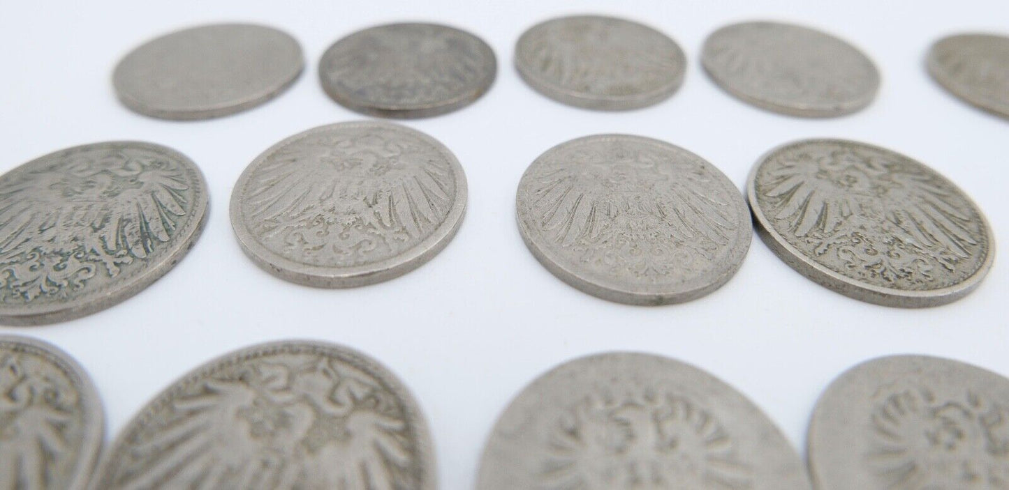 13x 10 Pfennig Kaiserreich 1891-1916 s - vz schön - vorzüglich Jäger J. 13 - Antikhandel-Stuttgart