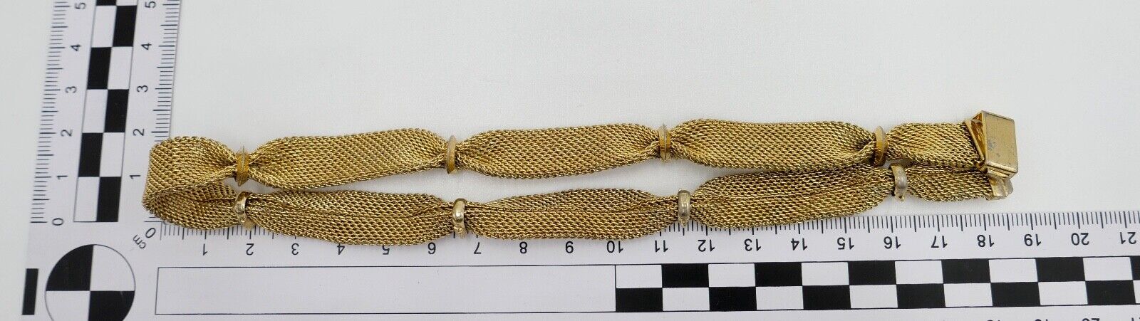 1958 Designer Damen Collier / Kette vergoldet GROSSE für DIOR 39cm - Antikhandel-Stuttgart