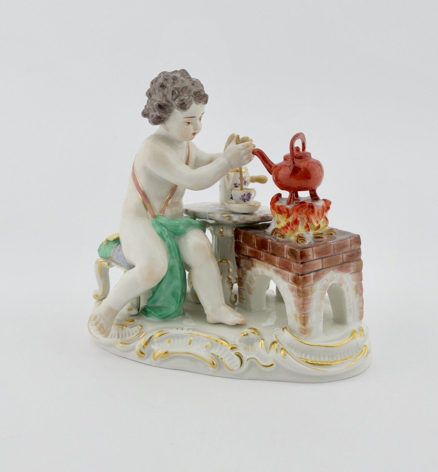 Meissen Figur Nr. 70656 " Allegorie des Feuers " J.J. Kändler - Antikhandel-Stuttgart
