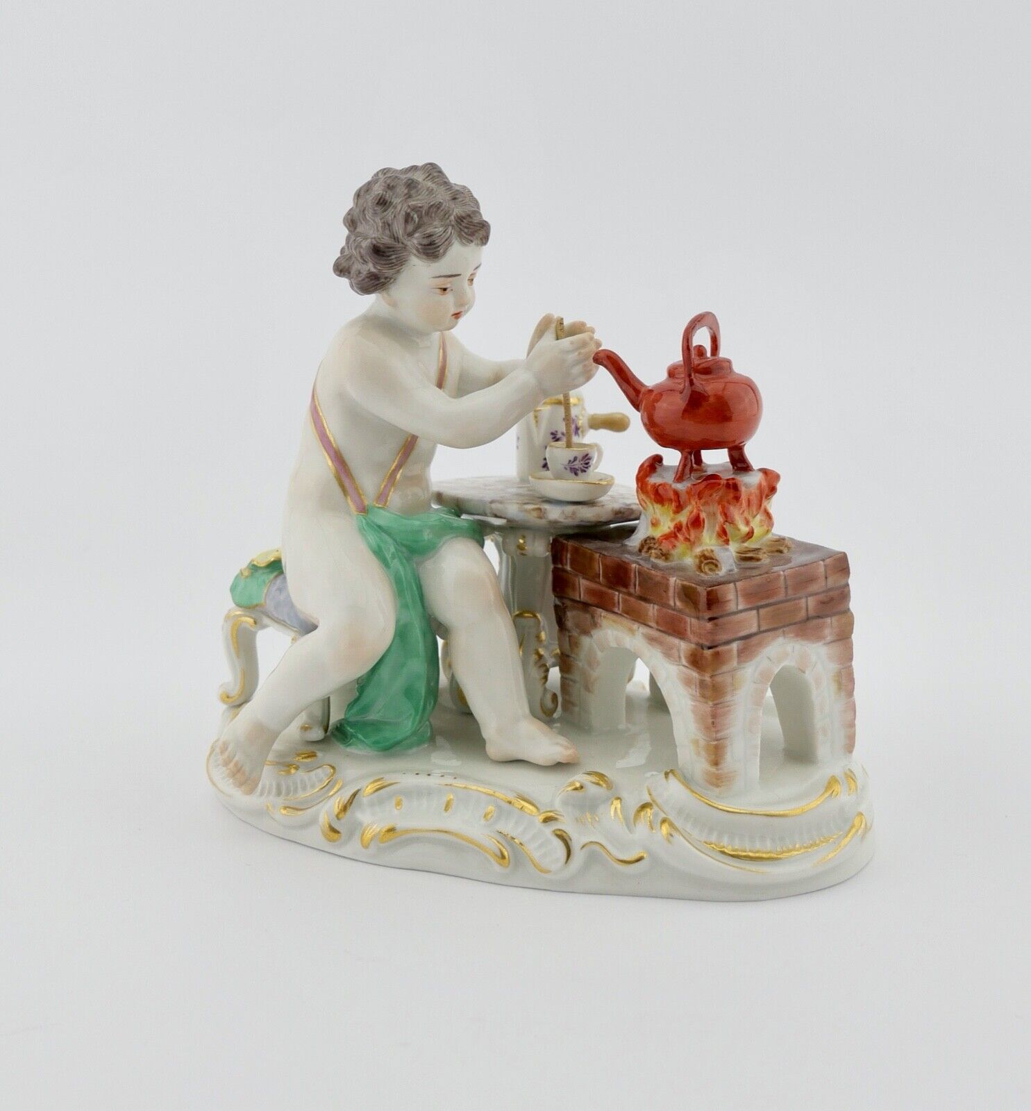 Meissen Figur Nr. 70656 " Allegorie des Feuers " J.J. Kändler - Antikhandel-Stuttgart