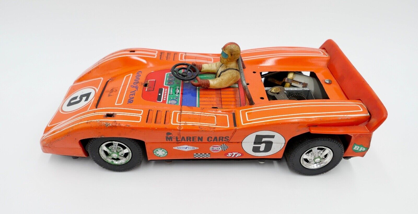 Mc Laren Cars Made in Japan Nr.5 1960-1970er Jahre Blechspielzeug 28 cm Sammler - Antikhandel-Stuttgart