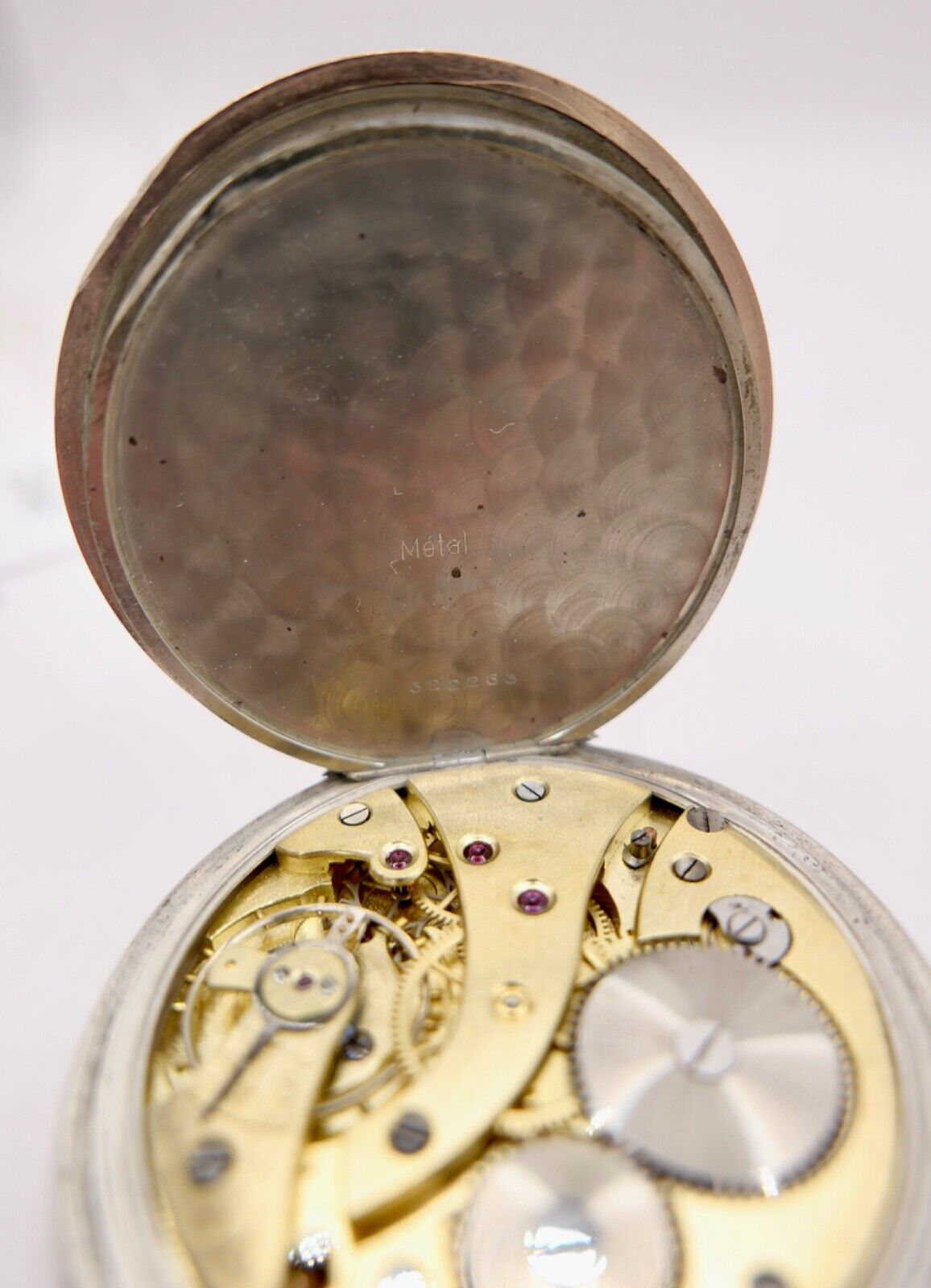 HERBERT MAYER Augsburg Open Face 800 Silber Taschenuhr RW Robert Winter 50mm - Antikhandel-Stuttgart