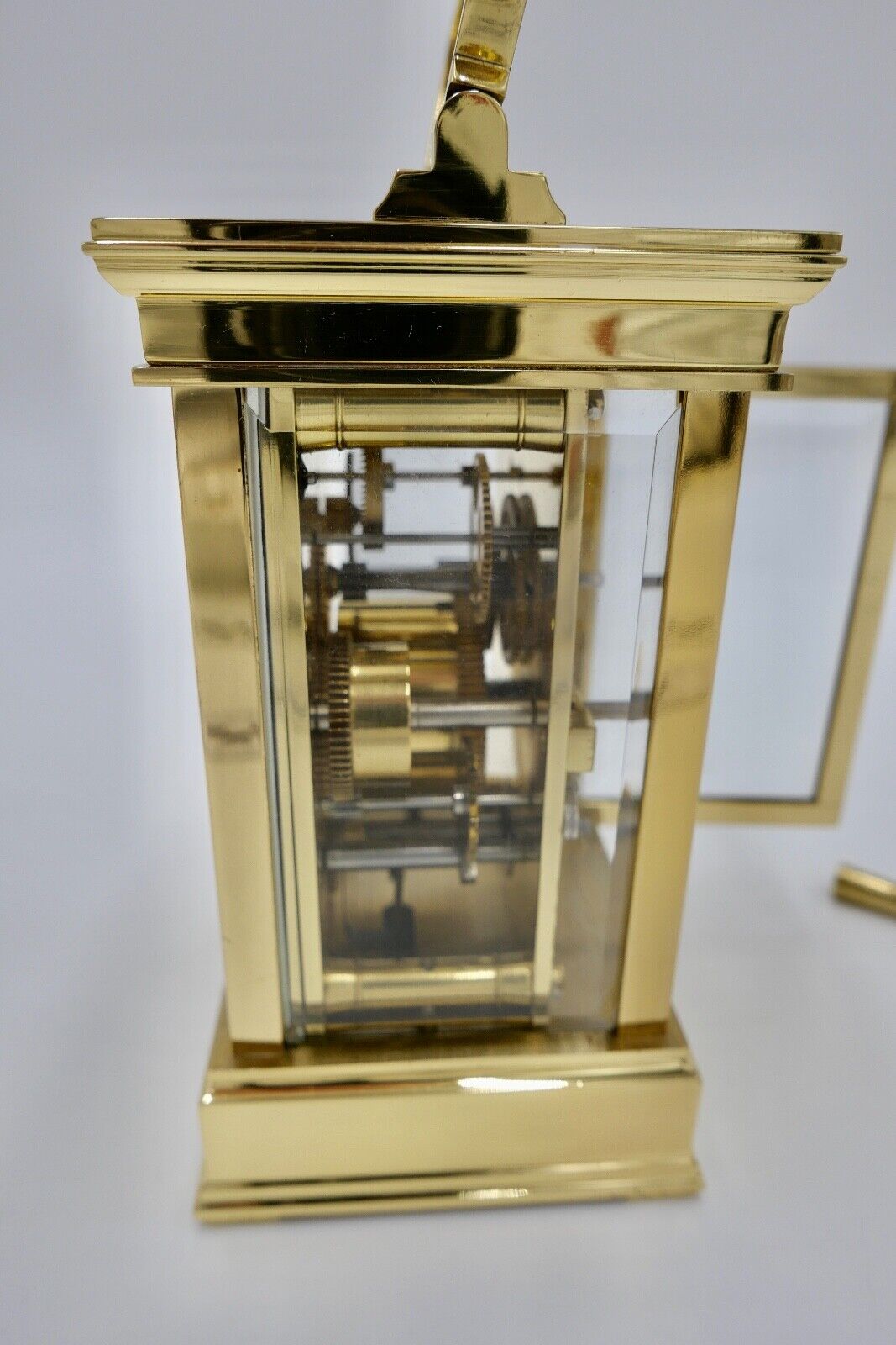 L’Epée 1839 Reiseuhr Tischuhr Frankreich 80-90er Jahre Messing mit Wecker - Antikhandel-Stuttgart