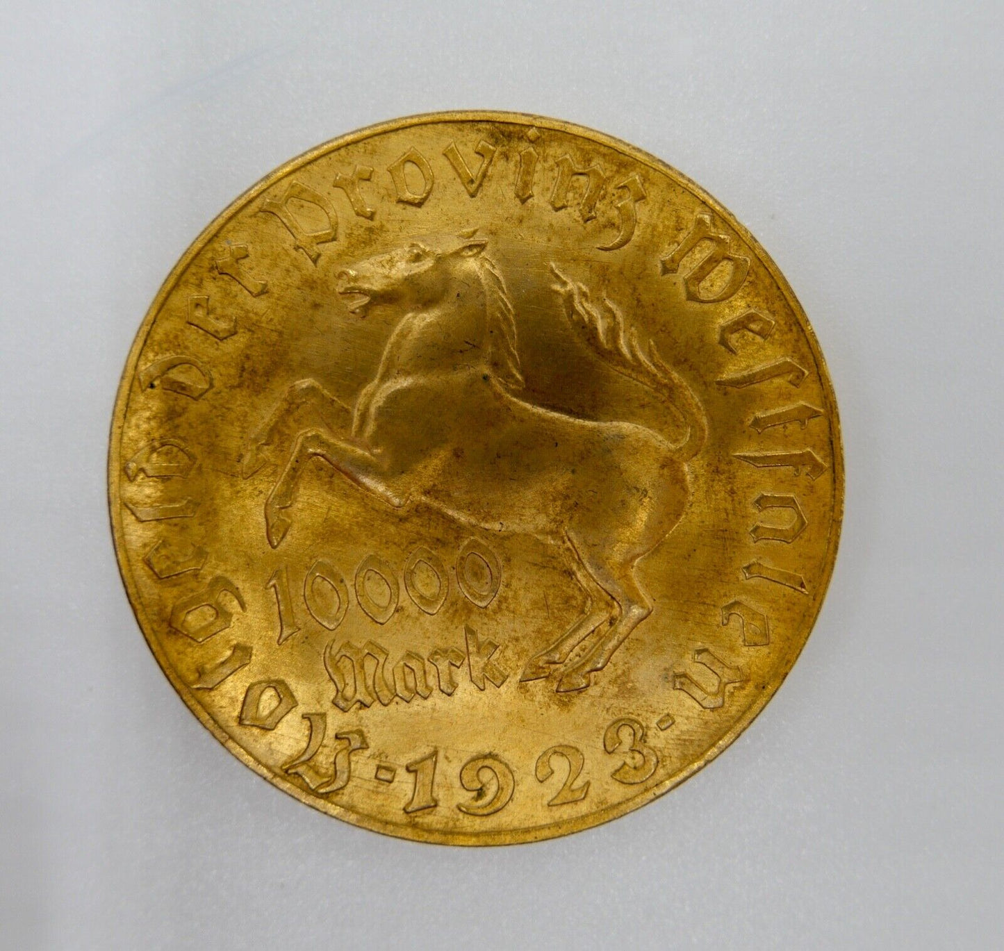 Notgeld 10000 Mark 1923 Freiherr vom Stein Provinz Westfalen - Antikhandel-Stuttgart