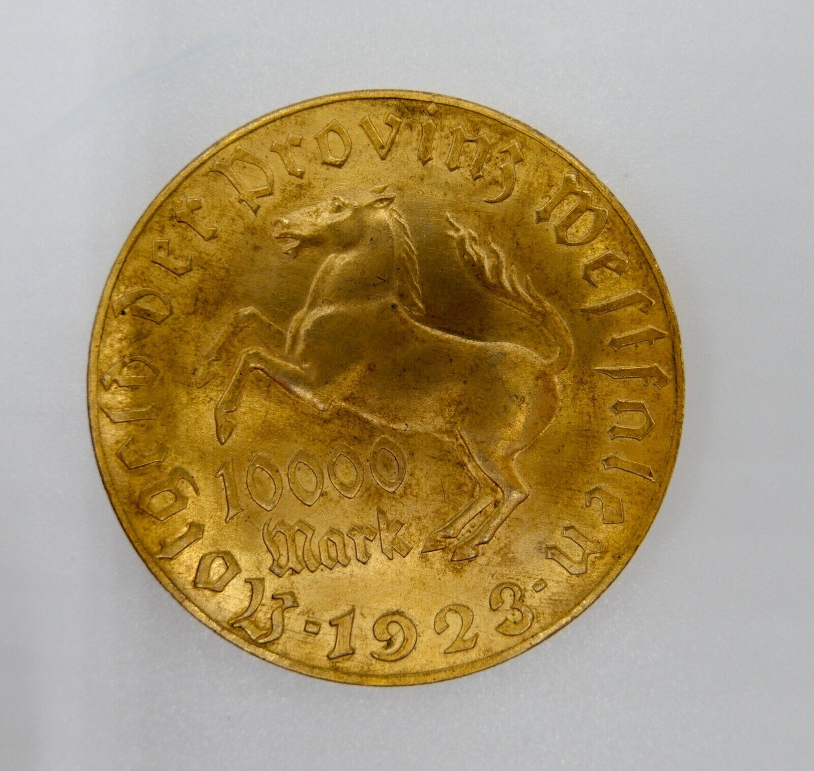 Notgeld 10000 Mark 1923 Freiherr vom Stein Provinz Westfalen - Antikhandel-Stuttgart