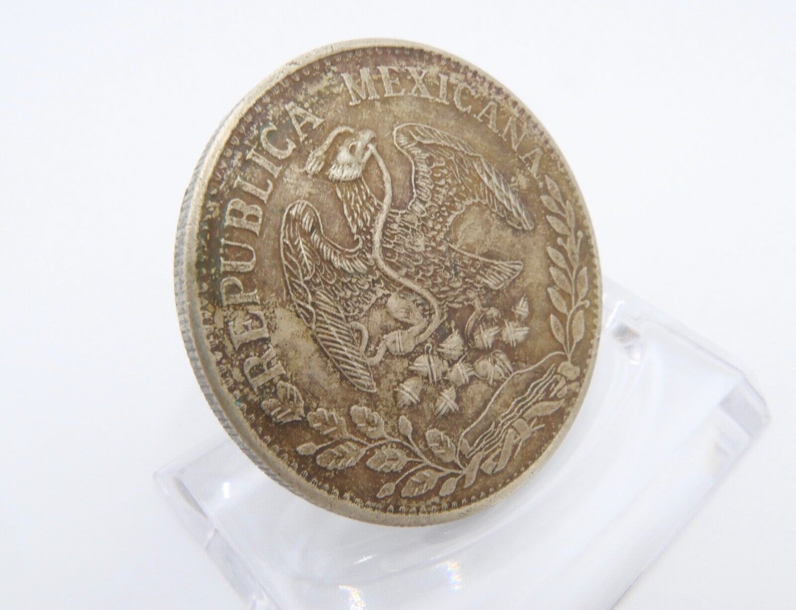 29,6 gr Mexiko 8 Reales 1884 Zs Münze Zacatecas Silber - Antikhandel-Stuttgart