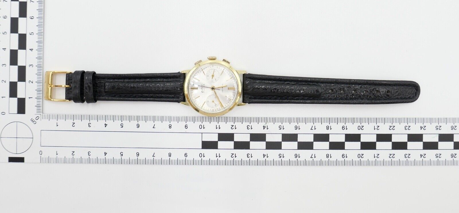 BWC SWISS Chronograph Cal. Landeron 248 Herren Armbanduhr Handaufzug Ø 35mm - Antikhandel-Stuttgart